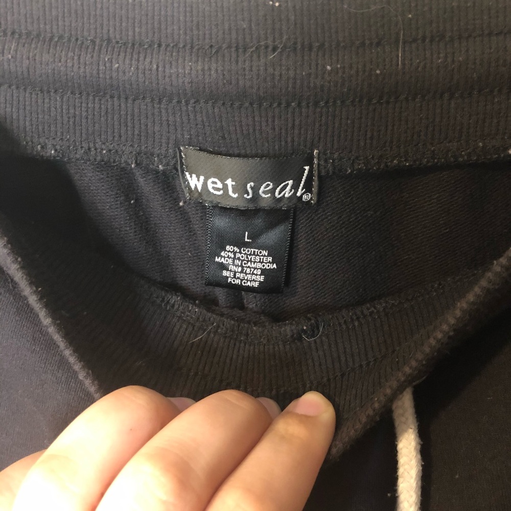 Black, Wet seal, joggers, size Large